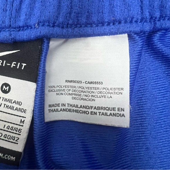 Nike Dri-Fit Running Shorts Size M Blue - Picture 8 of 8